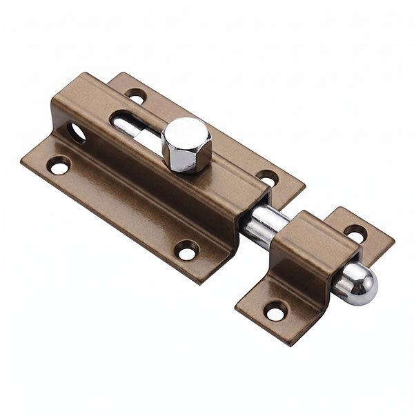 MINUTEX Catenaccio Portalucchetto Mignon Asta Tonda Bronzato - MINUTEX